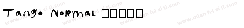 Tango Normal字体转换